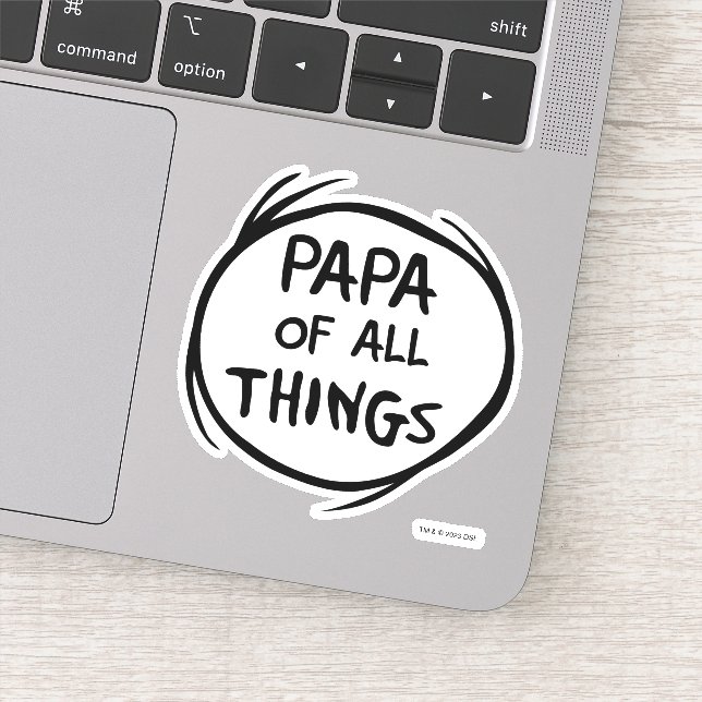 Pegatina Thing One Thing Two - Papá de todas las cosas (Detalle)