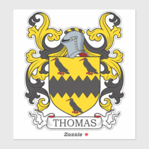 Pegatina Thomas Family Crest