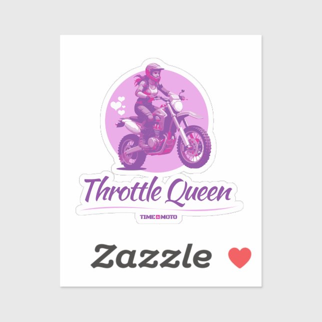 Pegatina  Throttle Queen Sticker (Hoja)