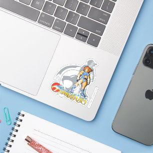 Pegatina ThunderCats   Gráfica de Sombra de León-O Halftton