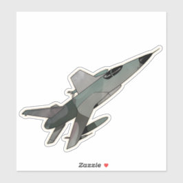 Pegatina Thunderchief F-105, aviones de combate-bombarderos