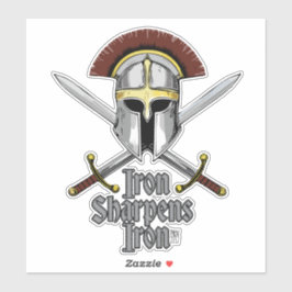 Pegatina Tiburones de hierro Inspiración cristiana esencial