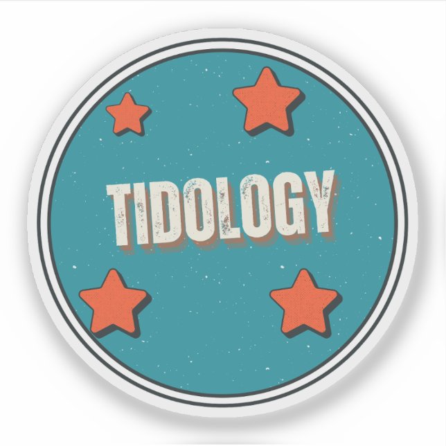Pegatina Tideología (Anverso)