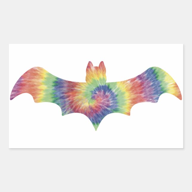 Pegatina Tie Dye Bat (Anverso)