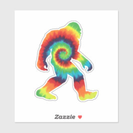 Pegatina Tie Dye Bigfoot