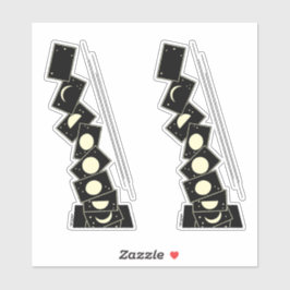 Pegatina Tiempo cayendo a través de un agujero