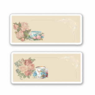 Pegatina Tiempo de café retro