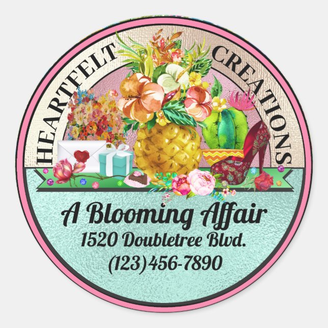 Pegatina Tienda / Diseñador (Anverso)