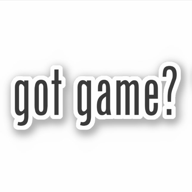 Pegatina ¿tiene juego? (Anverso)