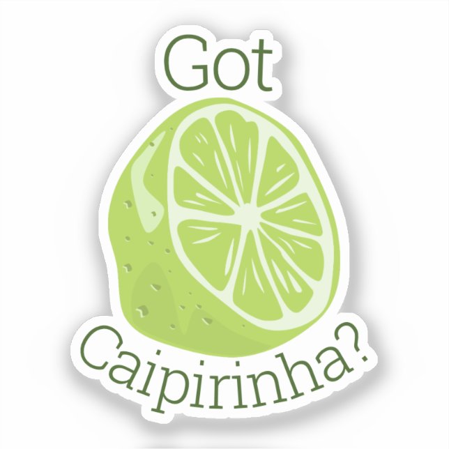Pegatina ¿Tienes Caipirinha? (Anverso)