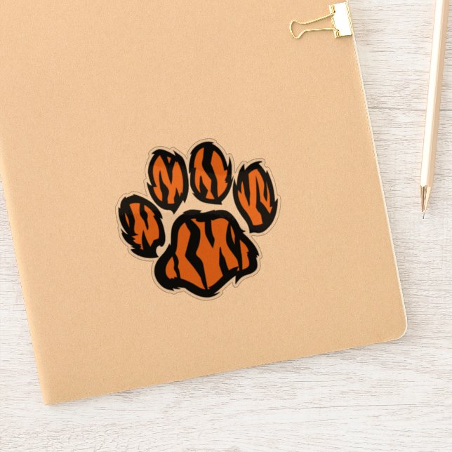 Pegatina Tiger Paw (Cuaderno)