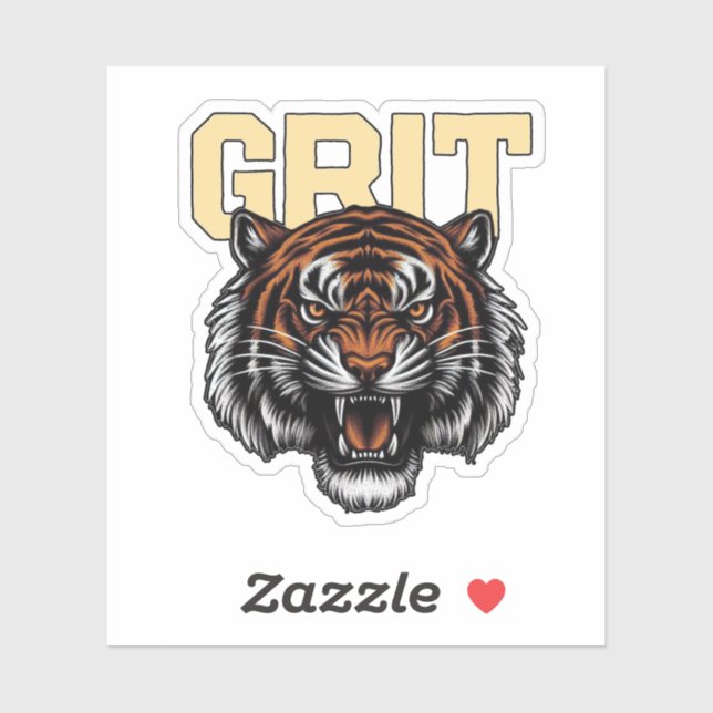 Pegatina Tigre (Hoja)