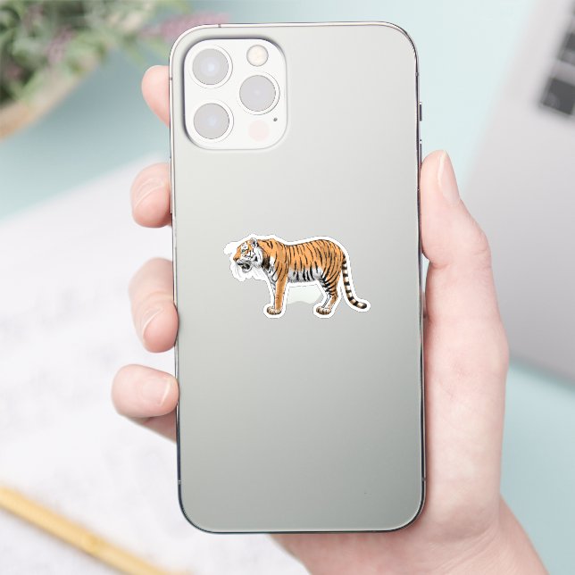 Pegatina Tigre (Teléfono)