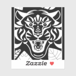 Pegatina tigre