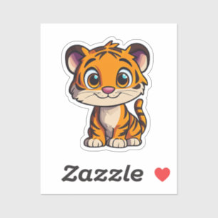 Pegatina tigre personalizado