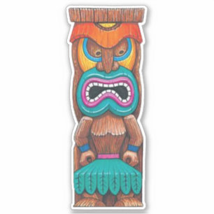 Pegatina Tiki Totem 2