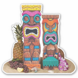 Pegatina Tiki Totems