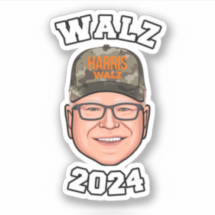 Pegatina Tim Walz 2024