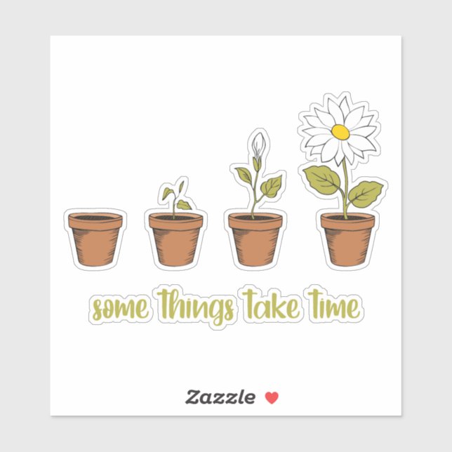 Pegatina Time (Hoja)