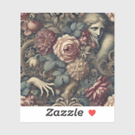 Pegatina Timelapsa - Pilar floral gótico