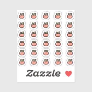 Pegatina Tiny latte apple planner