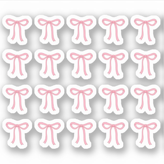 Pegatina Tiny latte bows planner (Anverso)