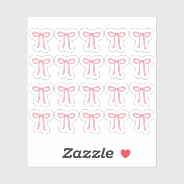 Pegatina Tiny latte bows planner (Hoja)