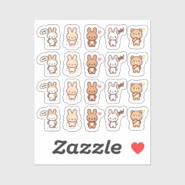 Pegatina Tiny latte emotion alanimals planner