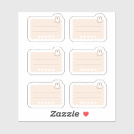 Pegatina Tiny latte star ranking planner