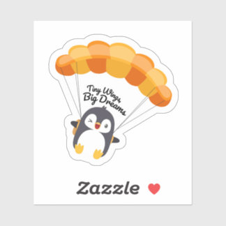 Pegatina Tiny Wings, Big Dreams Penguin Sticker