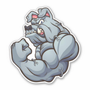 Pegatina Tipo duro - Bulldog