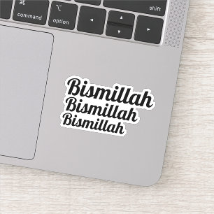 Pegatina Tipografía de Triple Bismillah