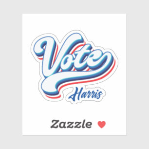 Pegatina Tipografía electoral de votación