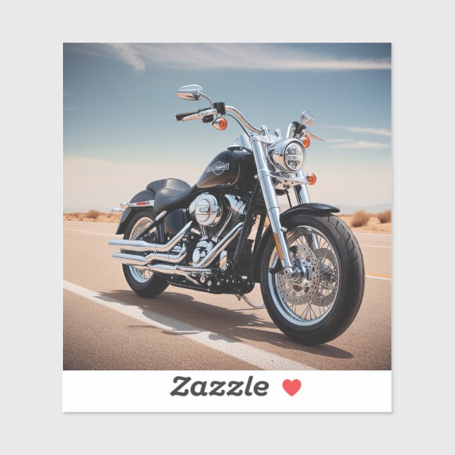 Pegatina Tipos de motocicletas y bicicletas comunes (Hoja)