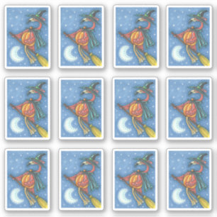 PEGATINA TIRA DE FLAMINGO DE COLOR DE COLOR SILLY EN HALLOW