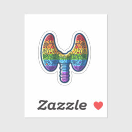 Pegatina Tiroide Queer