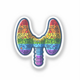 Pegatina Tiroide Queer
