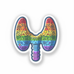Pegatina Tiroide Queer