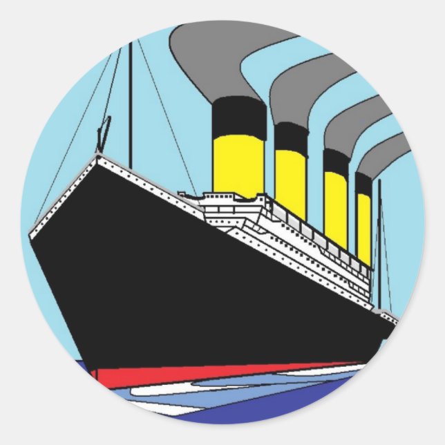 Pegatina Titanic (Anverso)