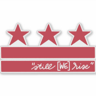 Pegatina ¡Todavía nos levantamos, DC!