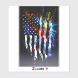 Pegatina Todo americano