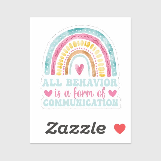 Pegatina Todo Comportamiento Es Una Forma De Comunicación (Hoja)