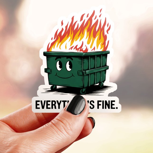 Pegatina Todo es Vinyl de Fuego Bastante Bastante (Subido por el creador)