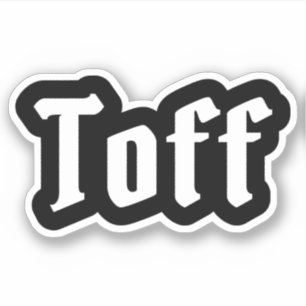 Pegatina Toff