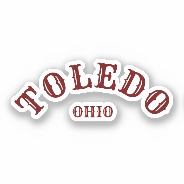 Pegatina Toledo, Ohio (Anverso)