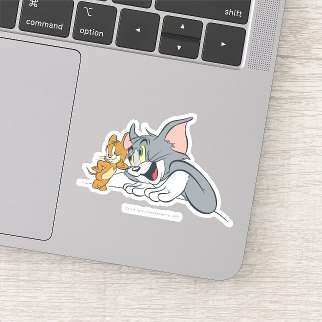 Pegatina Tom y Jerry Best Buds (Detalle)