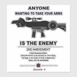 Pegatina Tomando las armas - 2ª enmienda
