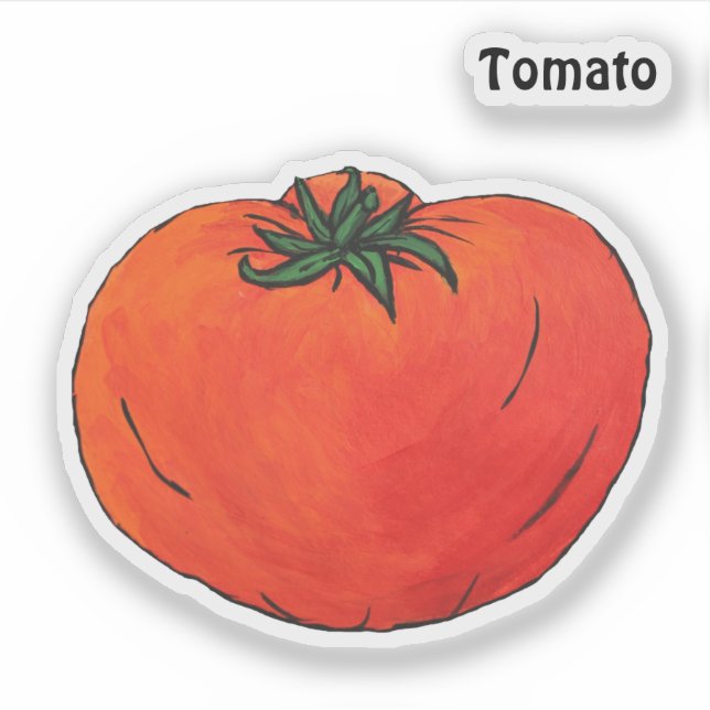 Pegatina Tomate (Anverso)