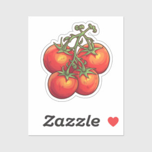 Pegatina tomate personalizado