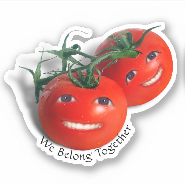 Pegatina Tomates Dulces (Anverso)